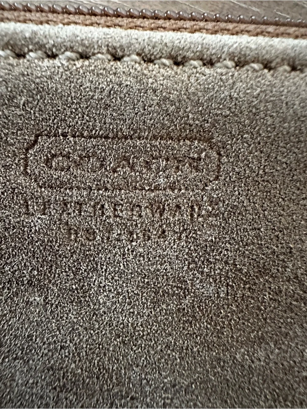 Coach vintage well